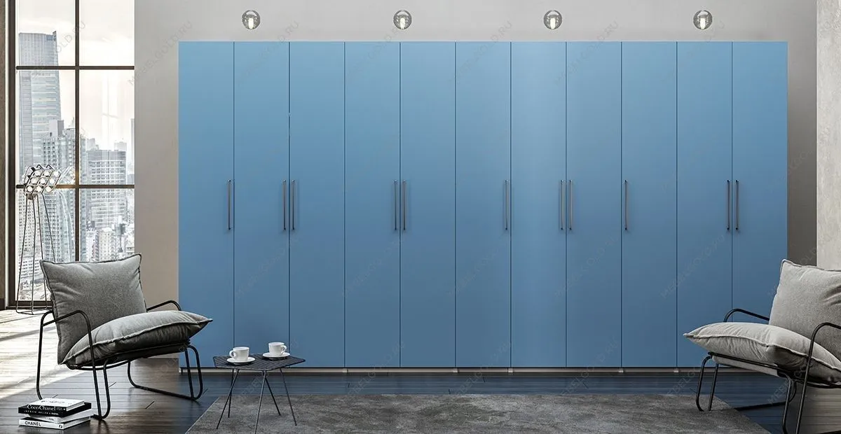 Шкаф-пенал Отис МН-039-05 П9 с фасадом МДФ (краска матовая RAL) | изображение 4