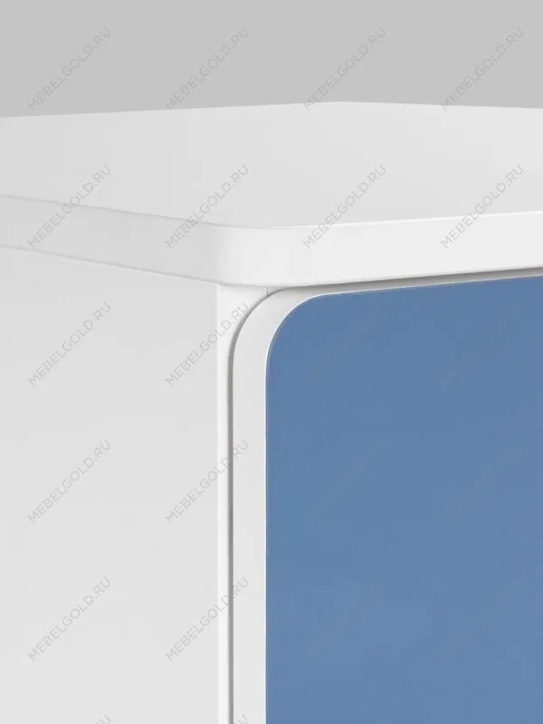 Шкаф Пикси распашной, с двумя дверьми и полкой 60x57x180, озорной василек | изображение 3