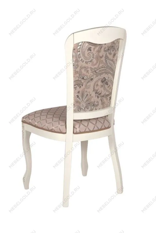 Стул Мартин (тон 308 + патина золото/ткань Афитап розовый/компаньон) | изображение 4