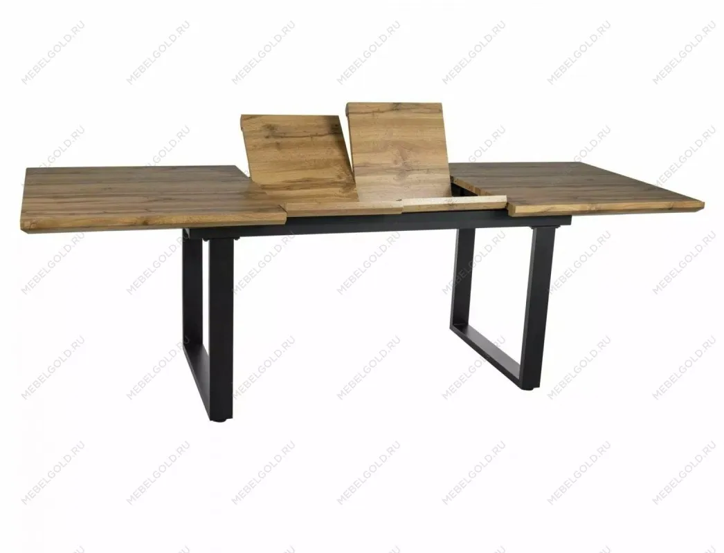 Стол обеденный Signal UMBERTO II 160 раскладной (дуб артизан/черный) | изображение 7