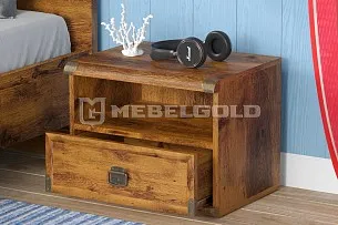 Тумба прикроватная Индиана JKOM1S дуб саттер