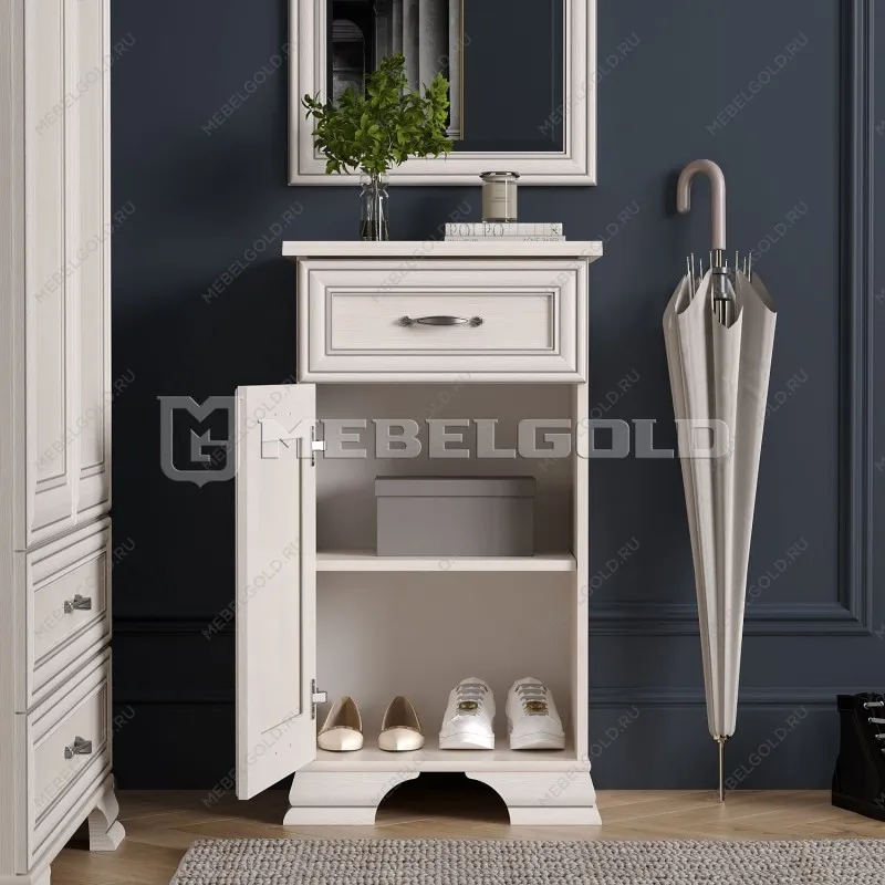 Тумба Тиффани 1D1S вудлайн кремовый | изображение 3