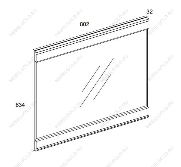 Зеркало навесное Торино | изображение 1