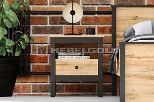 Тумба прикроватная Лофт KOM1S