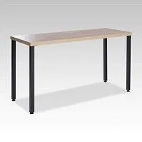 Стол письменный Ингар, 140х75х55 см, черный, столешница дуб беленый