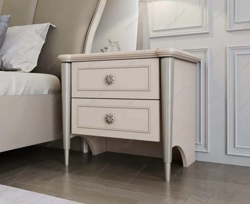 Тумба прикроватная Диана бежевый | изображение 1