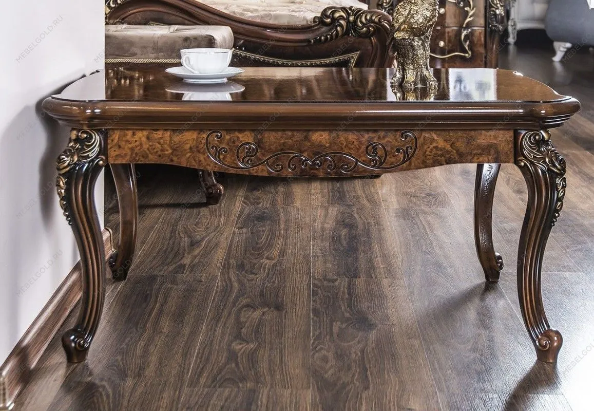 Столик прямоугольный Джоконда корень дуба глянец | изображение 6