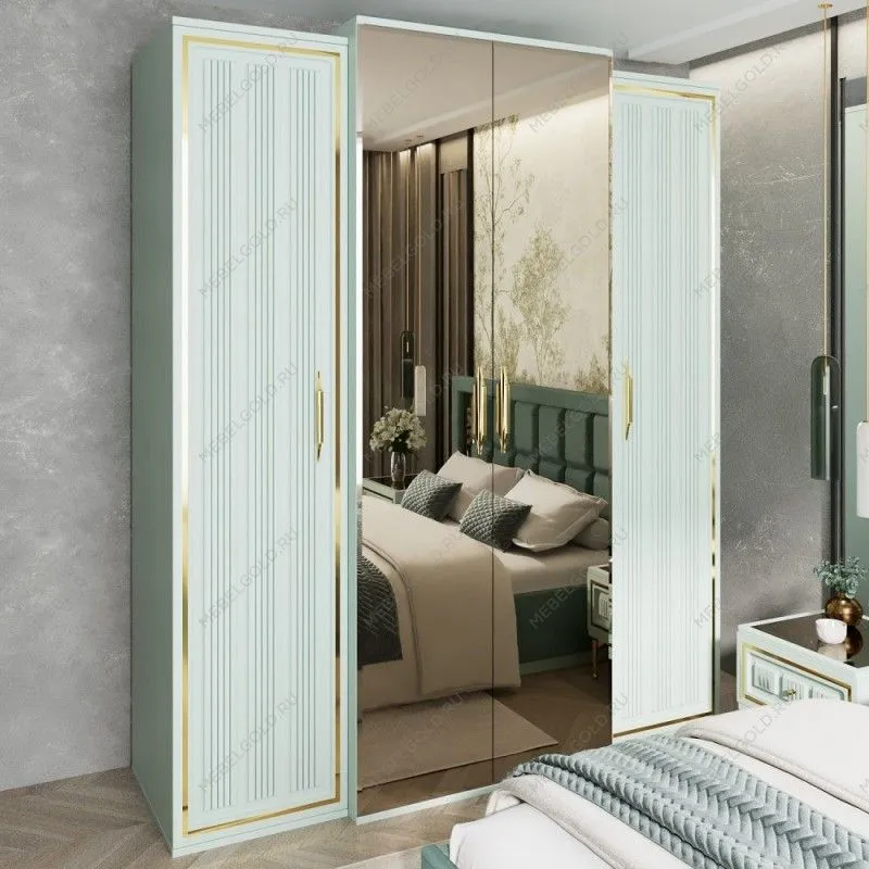 Шкаф Замира 4-дверный оливковый | изображение 2