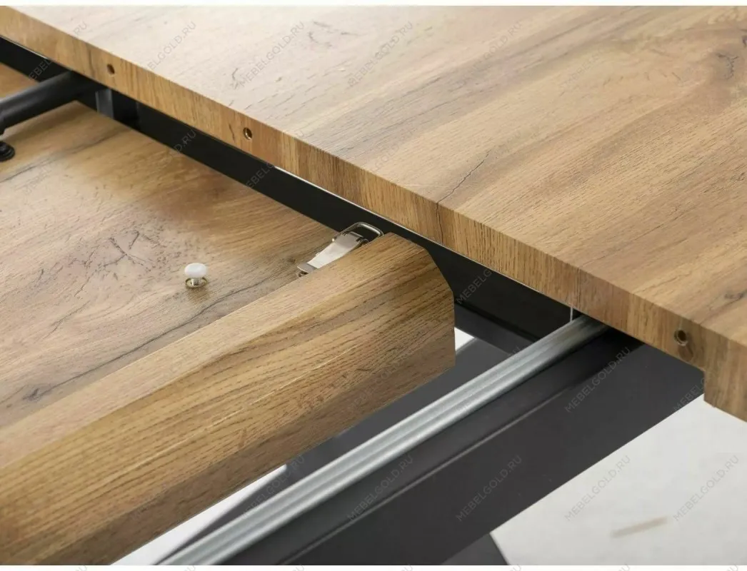 Стол обеденный Signal UMBERTO II 160 раскладной (дуб артизан/черный) | изображение 6