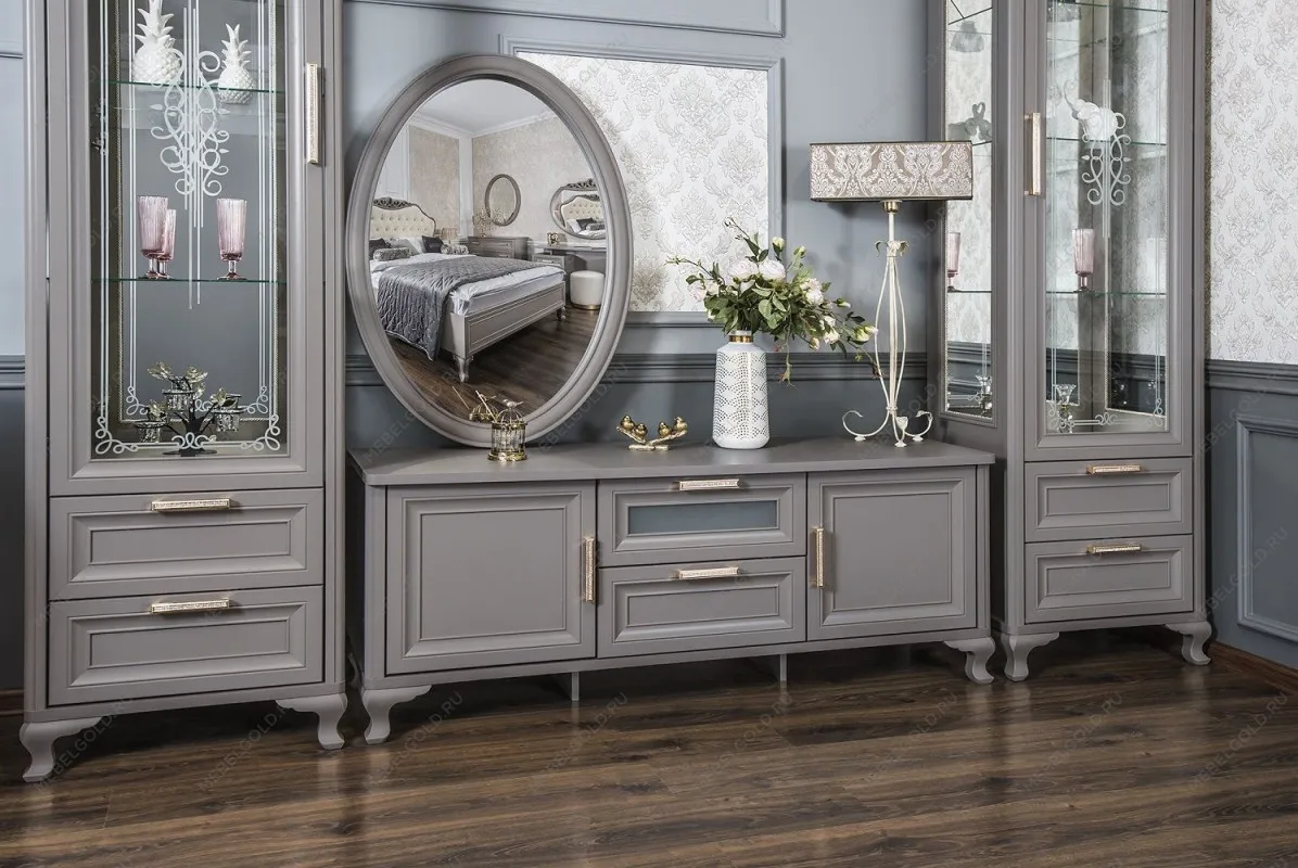 Витрина Мокко 1-ств серый камень | изображение 4