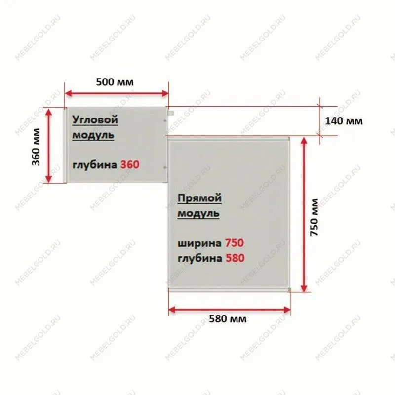 Модуль гардероба МАКС, 75х58х233 см, белый | изображение 2
