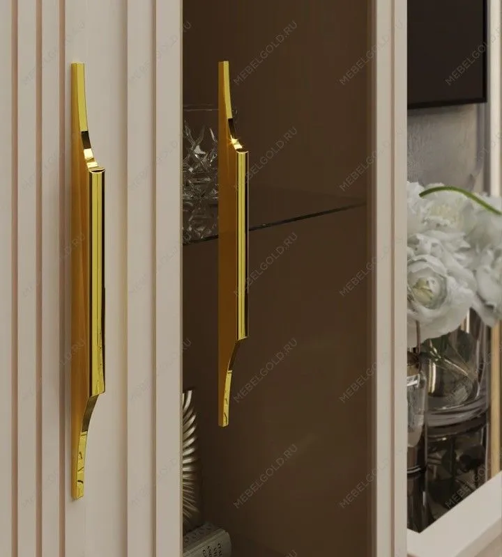 Витрина Замира 2-ств низкая бежевый | изображение 3