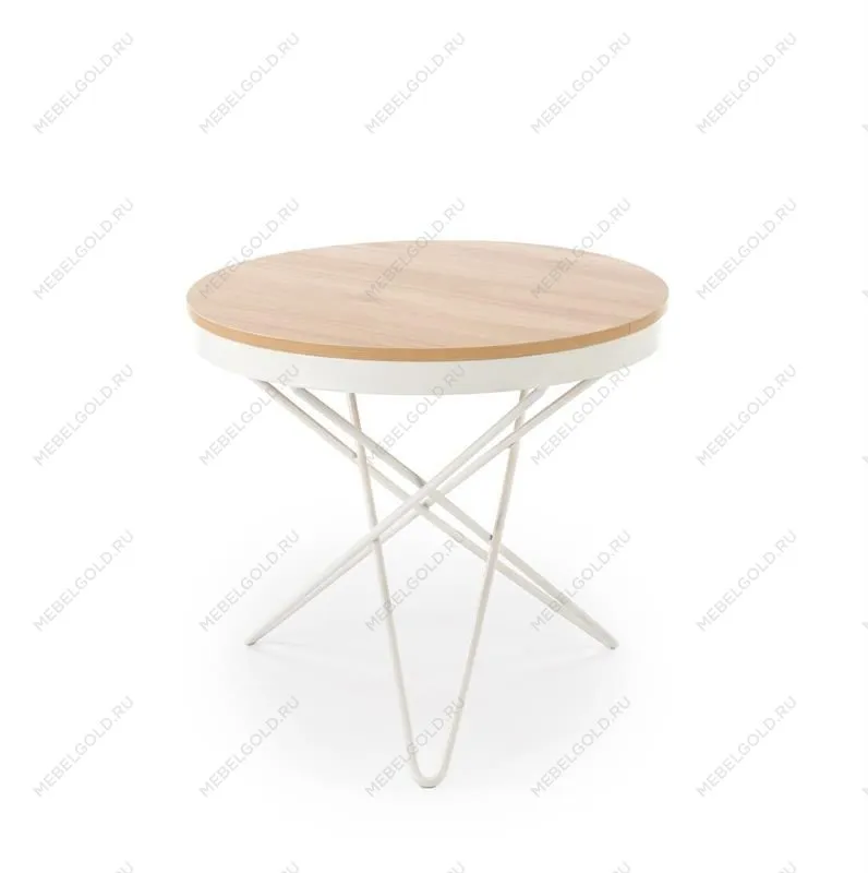 Стол журнальный Halmar LEILA (натуральный/белый) | изображение 5