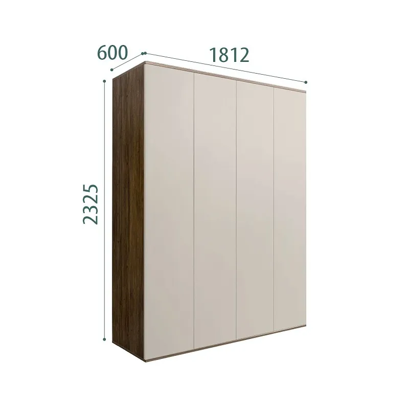 Шкаф 4-х дверный Bogemia Woodline Air (Шелк) БМШ2/4(0)
