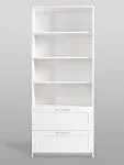 Стеллаж Сириус, 2 ящика, 78х35х190 см, белый | изображение 8