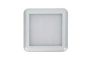 Светодиодный светильник Square 1.5W/12VDC пластиковый 6000К (с 2м проводом и коннектором)