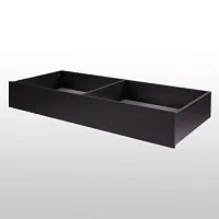 Ящик выкатной для кроватей СИРИУС, 138х60х20 см, черно-коричневый, дуб венге