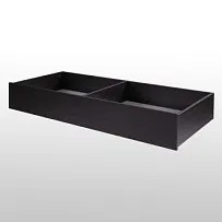 Ящик выкатной для кроватей СИРИУС, 138х60х20 см, черно-коричневый, дуб венге