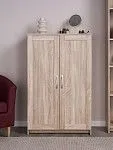 Тумба Сириус, 2 двери, 78х41х124см, дуб сонома | изображение 1