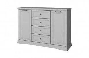 Тумба Валенсия 2D4S серый