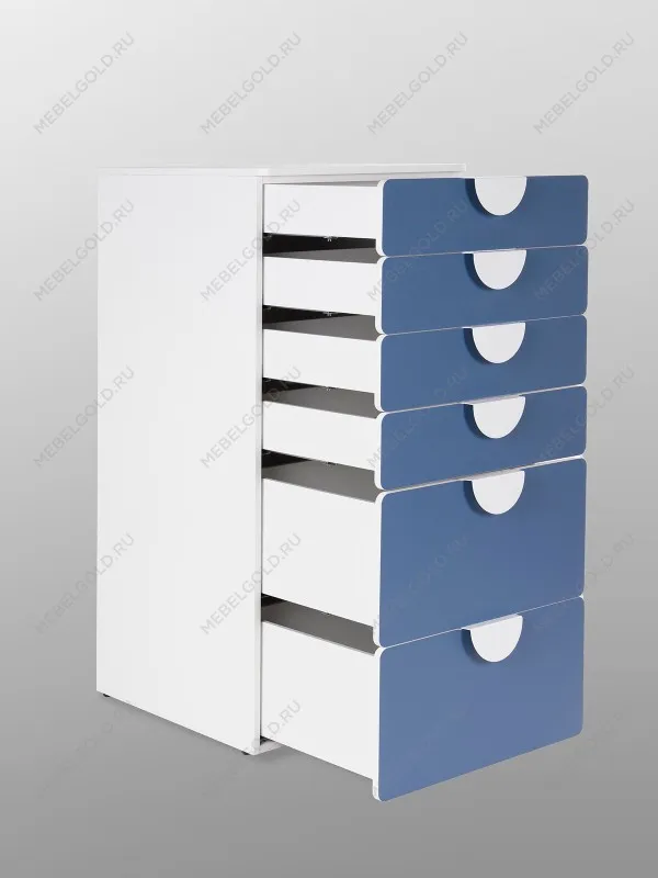 Комод Пикси, 6 ящиков 60x57x120, озорной василек | изображение 12