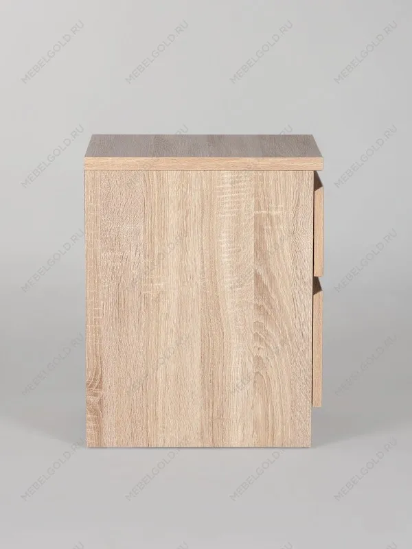 Тумба прикроватная Кастор, 2 ящика, 40х37х49 см, серая | изображение 10