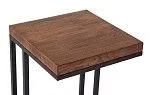 Стол кофейный Энди Loft (Дуб/каркас чёрный) | изображение 3
