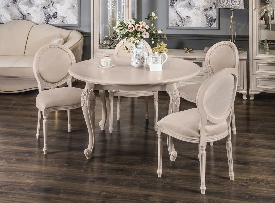 м. Марьина Роща - Стол Мокко круглый бежевый | изображение 2