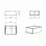 Ящик выдвижной к шкафу МАКС, 43х36х16 см, белый | изображение 6