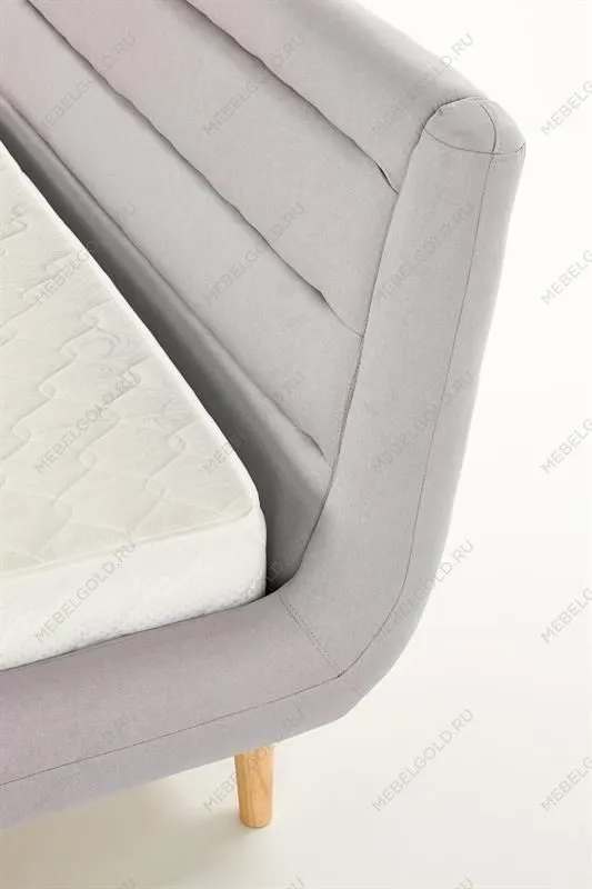 Кровать Halmar ELANDA 160 (светло-серый) | изображение 5