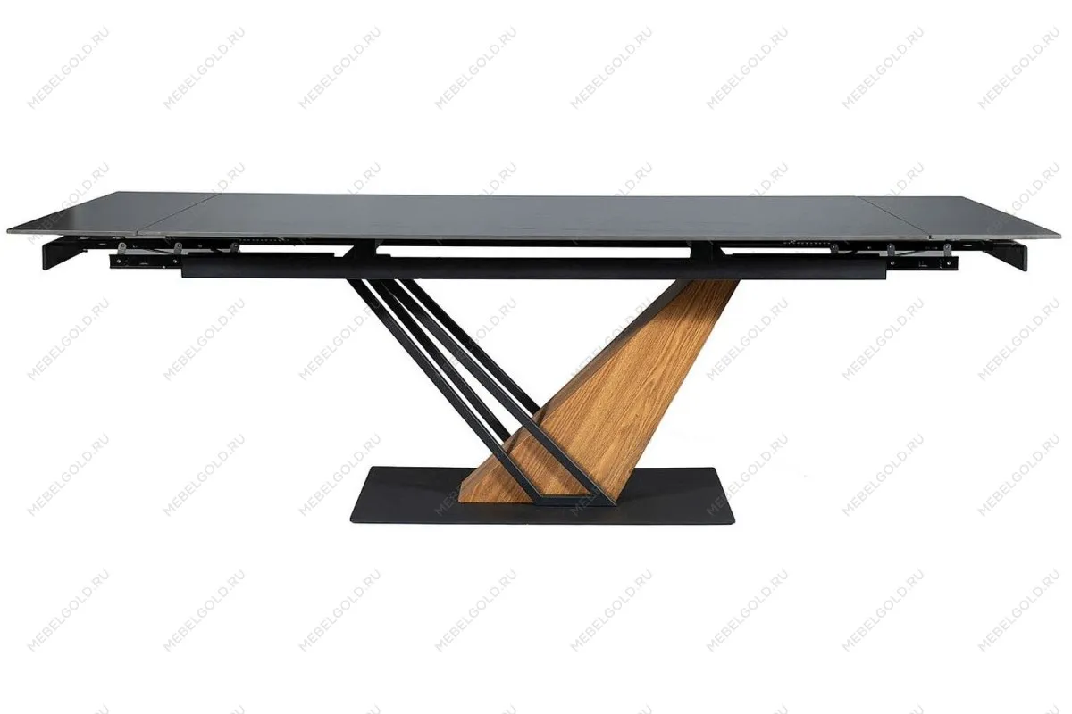 Стол обеденный Signal GENESIS 160 раскладной (черный/ясень) | изображение 2
