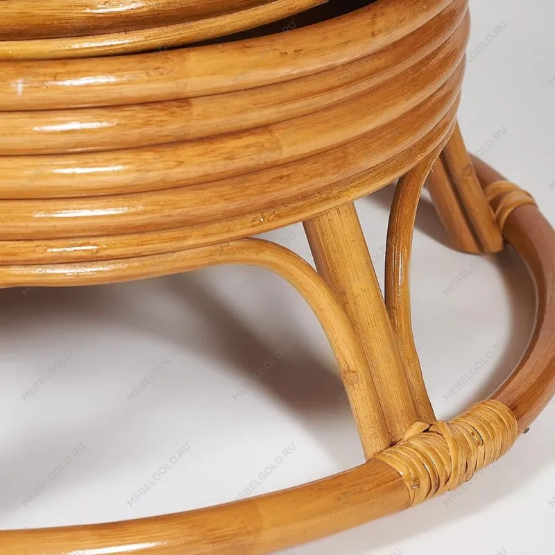 Кресло-качалка Papasan без подушки Светлый мед | изображение 10