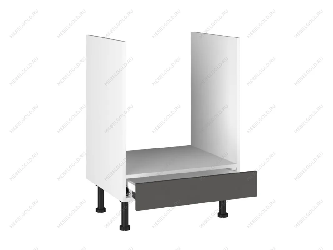 Стол под духовой шкаф СД-60, Виста (600*523*870) Экокожа Серый, 26609 | изображение 1