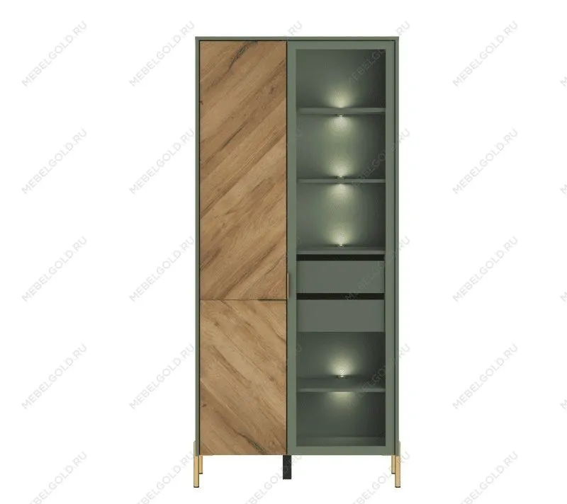 Витрина Сиена REG1W1D с подсветкой