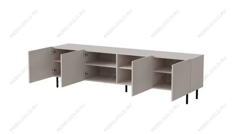 Тумба под телевизор Halmar PAXOS RTV-1 200 (кашемир/черный) | изображение 1