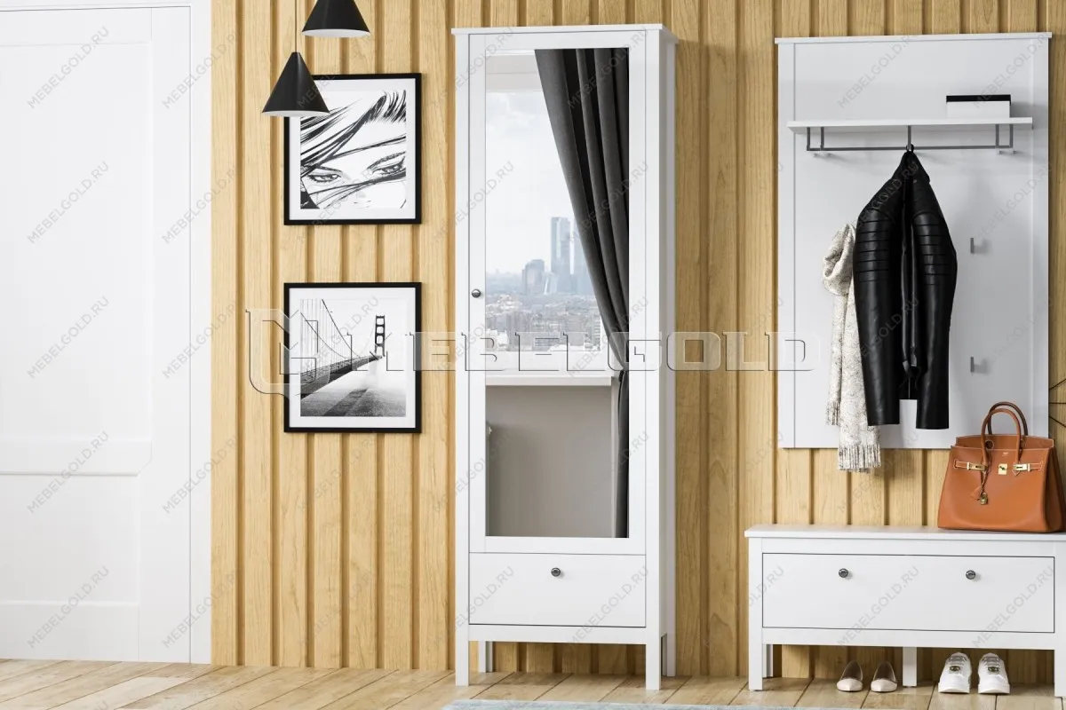 м. Марьина Роща - Шкаф Ева (Хельга) SZF1W1S/60 белый | изображение 2