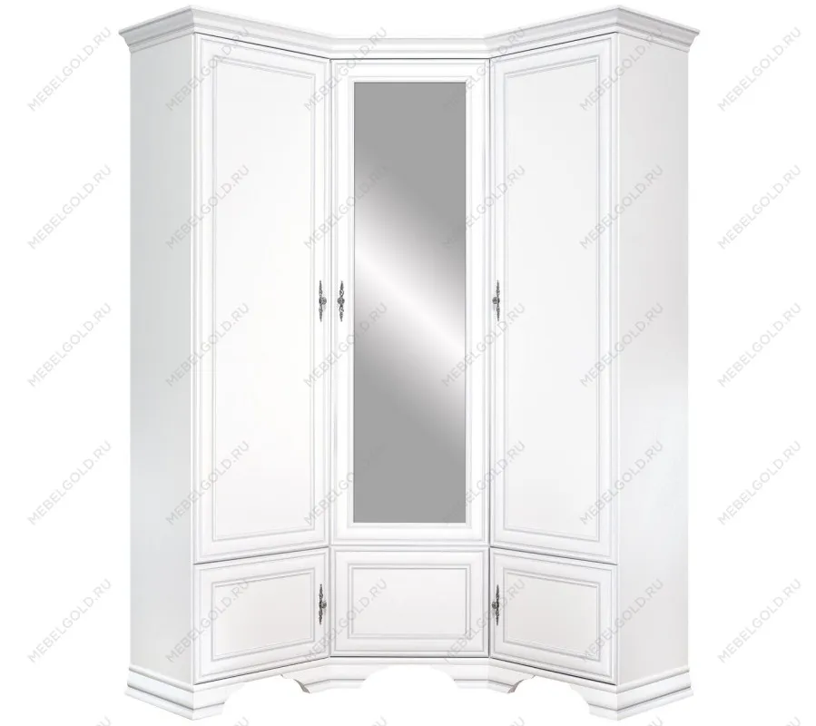 Шкаф угловой Кентаки SZFN5D белый