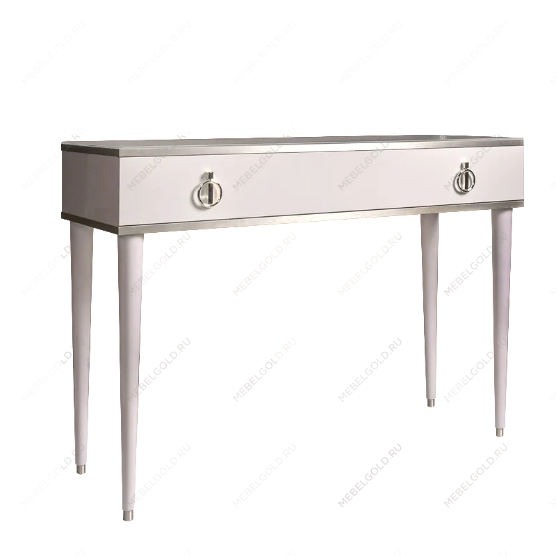 Стол туалетный Римини (Слоновая кость/Серебро) РМСТ-1