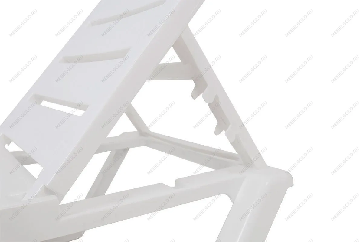 Шезлонг Tweet пластиковый белый | изображение 4