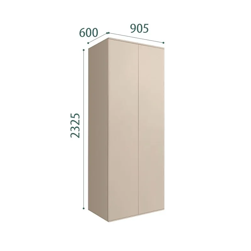 Шкаф 2-х дверный Bogemia Air (Ваниль) БМШ2/2(0)