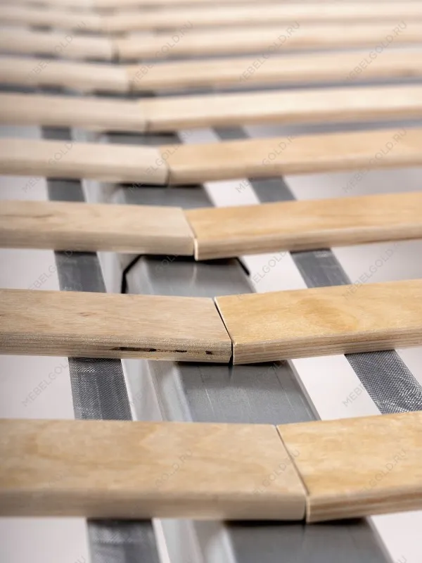 Кровать двуспальная Сага, 160х200 см, белая/ясень | изображение 4