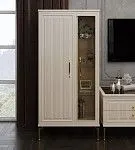 Витрина Замира 2-ств низкая бежевый | изображение 2