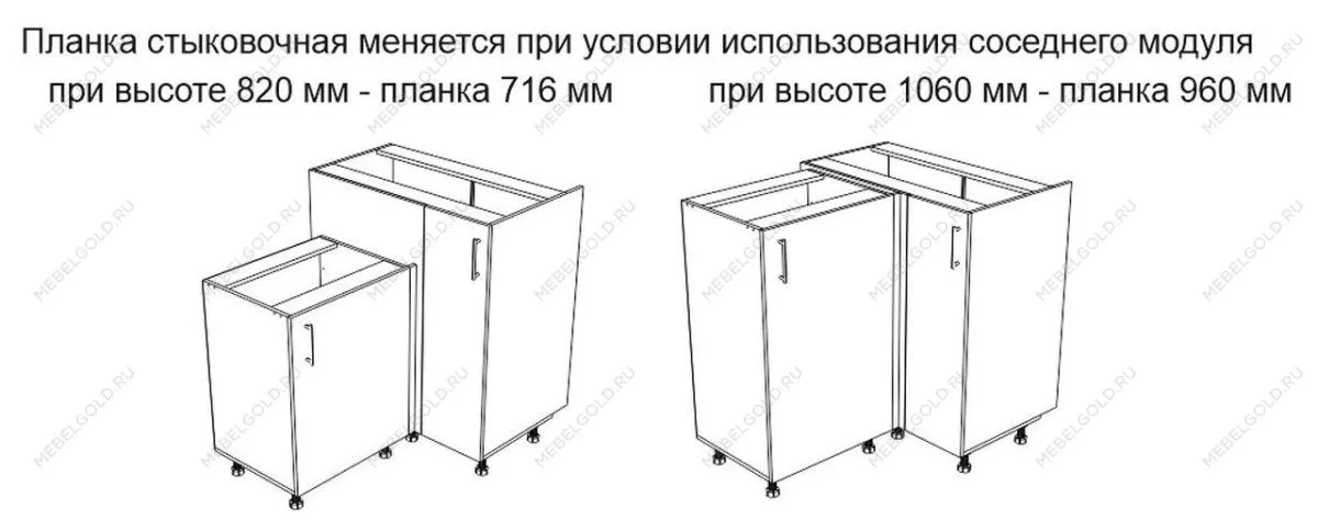 Стол угловой 960 СУ -100 правый , Дублин (900*470*1060) Дуб галифакс белый, 21628 | изображение 2