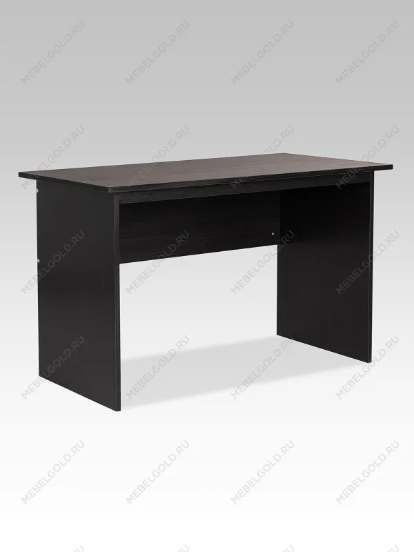 Стол письменный Кастор, 120х65х75 см, черно-коричневый, дуб венге | изображение 4