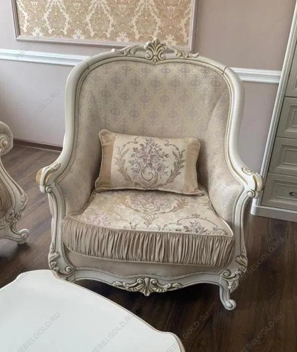 м. Марьина Роща - Кресло Мона Лиза белый глянец | изображение 2