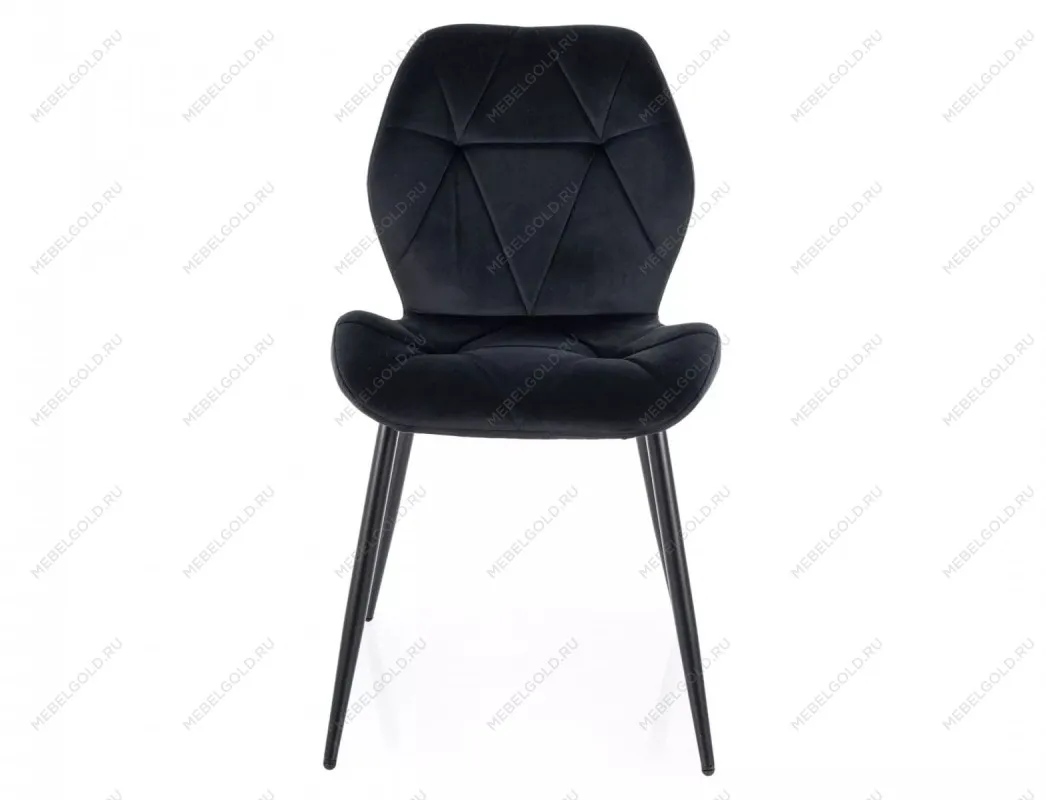 Стул кухонный Signal RICK Velvet Bluvel 19 (черный/черный) | изображение 1