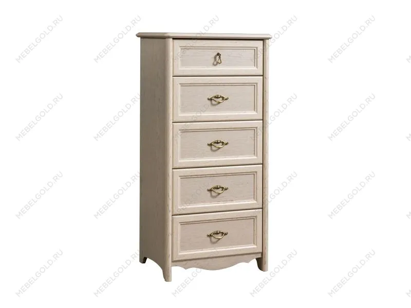 Комод (узкий) Венеция дуб седан ВНКМ-2