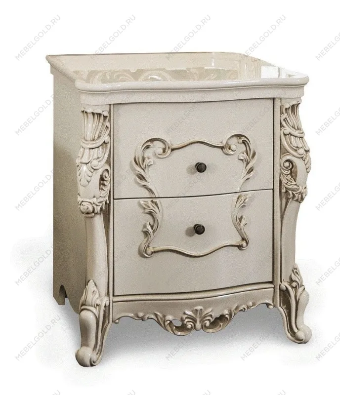 м. Марьина Роща - Прикроватная тумба Джоконда крем глянец