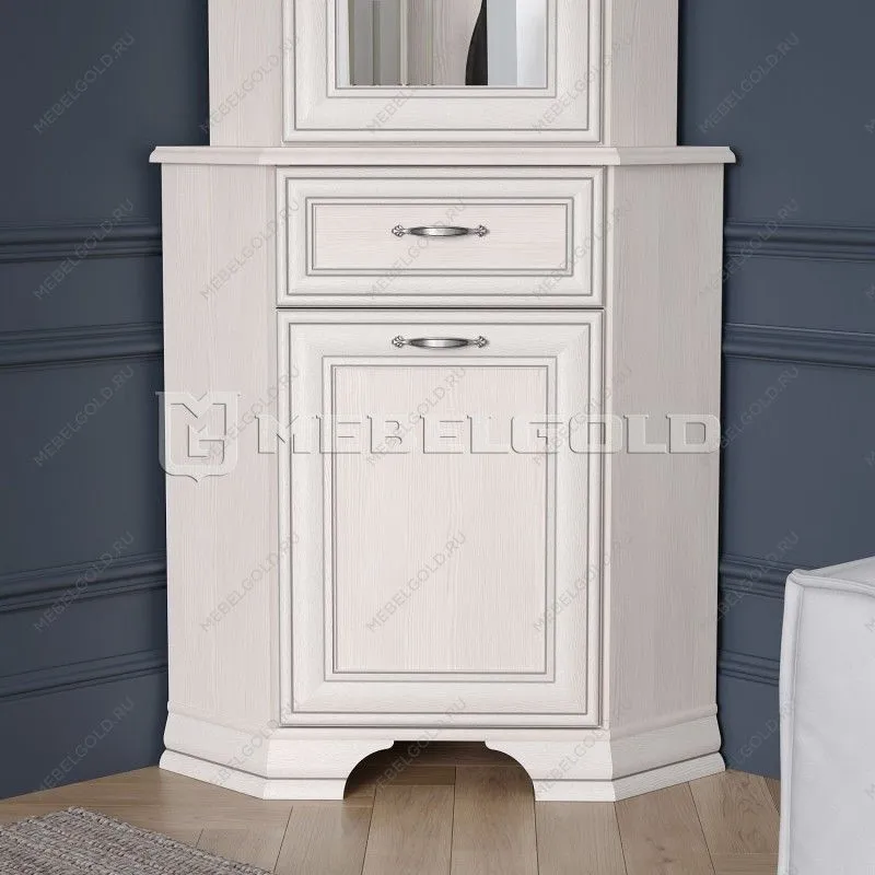 Лобня - Тумба Тиффани 1D1SU угловая вудлайн кремовый | изображение 1