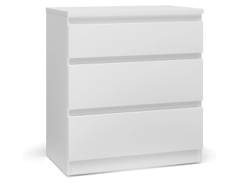 Комод Кастор, 3 ящика, 65х40х71 см, белый